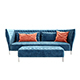 Saba Italia sofa - 3DOcean Item for Sale