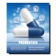 Probiotics Pills Creative Promotion Banner Vector - GraphicRiver Item for Sale