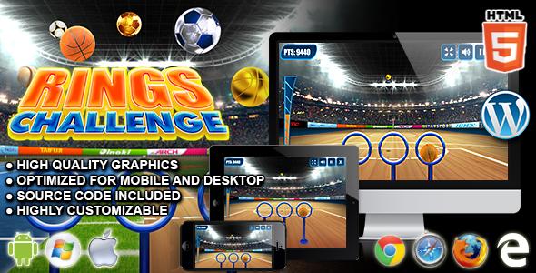 Rings Challenge - Html5 Sport Game