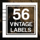 56 Vintage Labels & Logo Badges Bundle - GraphicRiver Item for Sale