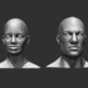 Male and Female Head Realistic Base Mesh #2 3D Model - 3DOcean Item for Sale