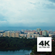 Aerial View of Singapore Reservoir and Heartland in Evening - VideoHive Item for Sale
