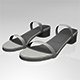 Round-Toe Chunky-Heel Sandals 02 - 3DOcean Item for Sale