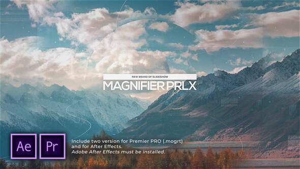 Magnifier Parallax Slideshow