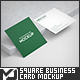 Square Business Card Mock-Up - GraphicRiver Item for Sale
