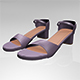 Round-Toe Block-Heel Sandals 01 - 3DOcean Item for Sale