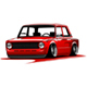 Fiat 124 Drawing - GraphicRiver Item for Sale