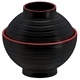 Black Classic Traditional Lidded Japanese Miso Soup Bowl - 3DOcean Item for Sale
