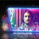Neon Frame In The Rain Photo Slide - VideoHive Item for Sale