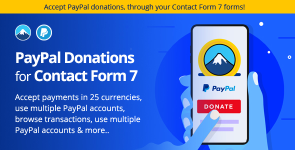 PayPal Donation plugin for Contact Form 7 - Accept Charity Payments and...