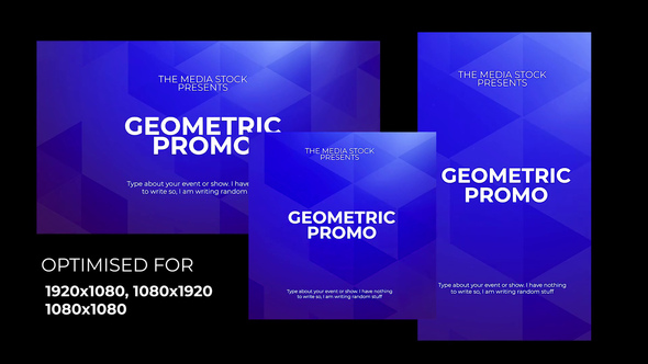 Geometric Promo alt