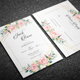 Floral Wedding Invitation - GraphicRiver Item for Sale