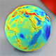 Earth Gravity Map - 3DOcean Item for Sale