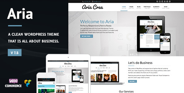 Aria - Pure Business WordPress Theme
