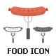 64 Food Icons 4 Different Styles - GraphicRiver Item for Sale