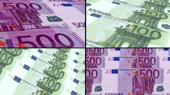 4k Euro Banknotes Pack
