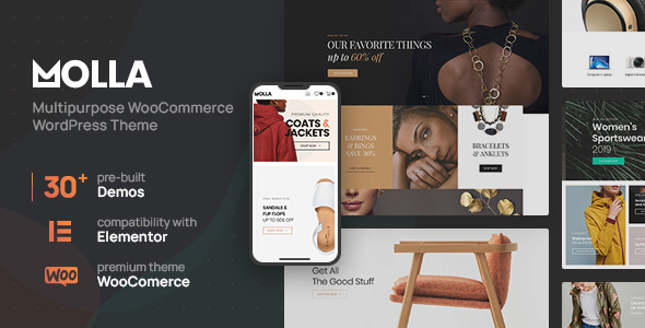 Тема WordPress Molla | Multi-Purpose WooCommerce Theme