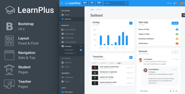 LearnPlus - Learning Management Application