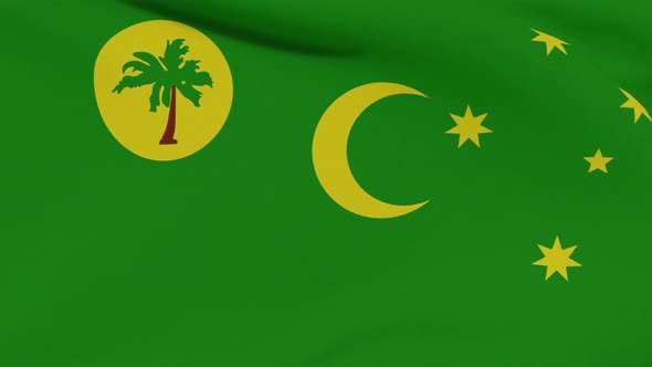Flag Cocos Islands Patriotism National Freedom Seamless Loop