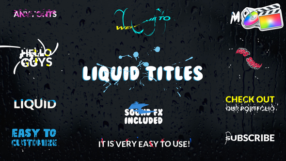 Liquid Titles | FCPX alt