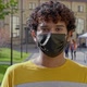 Young man wearing protective face mask. - VideoHive Item for Sale