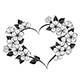 Cherry Blossom Heart Frame - GraphicRiver Item for Sale