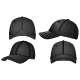 Baseball caps set - GraphicRiver Item for Sale