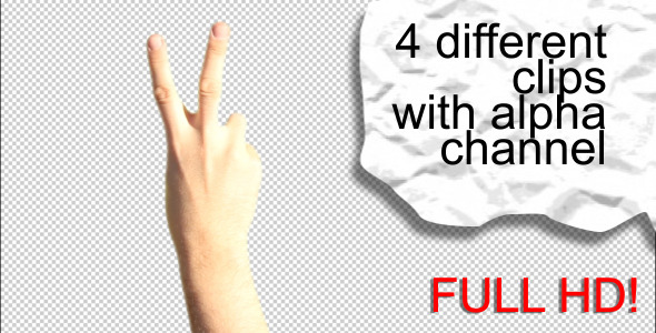 Peace Hand Alpha alt