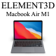 Element3D - Macbook Air M1 2020 - 3DOcean Item for Sale