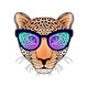 Leopard Muzzle with Sunglasses - GraphicRiver Item for Sale
