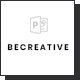 BeCreative - Creative Agency PowerPoint Template - GraphicRiver Item for Sale
