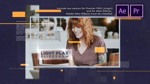 Light Parallax Universal Slideshow
