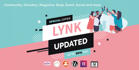 Lynk - Social Networking and Community WordPress Theme