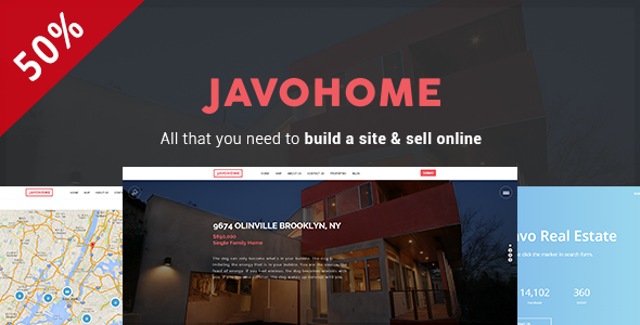 Javo Home - Real Estate WordPress Theme