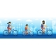 Family of Cyclists - GraphicRiver Item for Sale