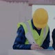 Confident Male Worker Discussing with Female Contractor - VideoHive Item for Sale