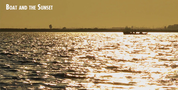 Boat And The Sunset