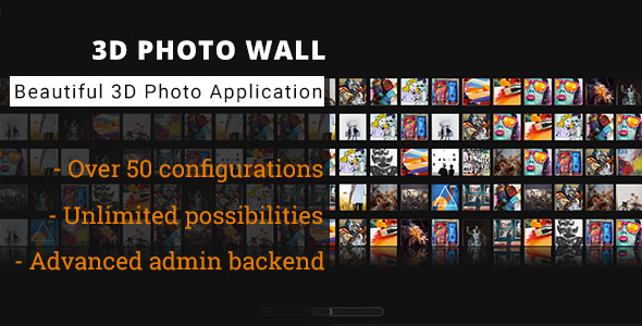3D Photo Wall - Advanced Media Gallery
