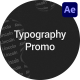 Typography Promo - VideoHive Item for Sale