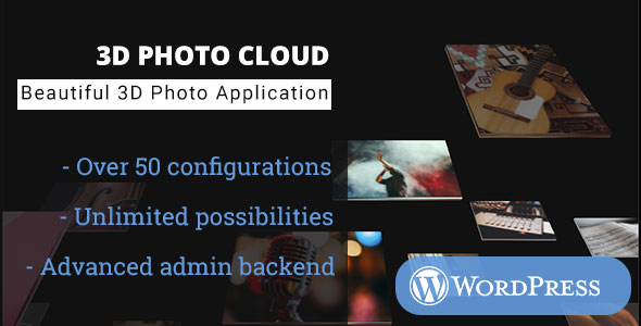3D Photo Cloud - WordPress Media Plugin