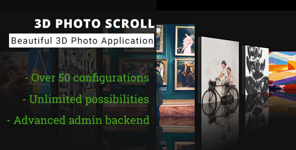 3D Photo Scroll - Advanced Media Gallery