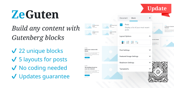 ZeGuten —  Gutenberg Blocks