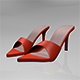 Pointy-Toe High-Heel Slide Sandals 01 - 3DOcean Item for Sale