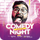 Comedy Club Flyer Template - GraphicRiver Item for Sale