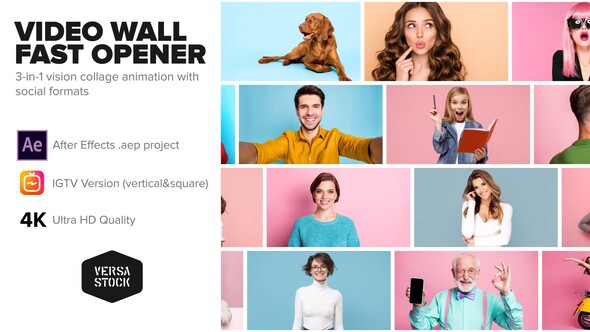 Video Wall Fast Opener 4K and Social
