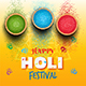 Holi Festival Background with Colors - GraphicRiver Item for Sale