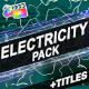 Electricity Elements And Titles | FCPX - VideoHive Item for Sale