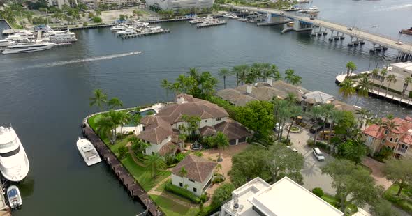 Multimillion Dollar Megamansion Fort Lauderdale Fl. 5k Aerial Drone Video