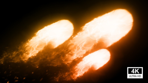 Meteor Fireballs 4K