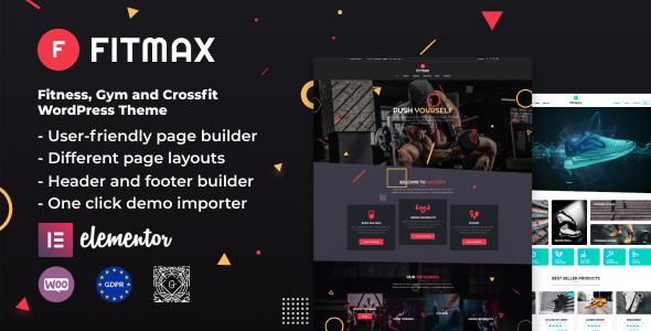 Fitmax - Gym and Fitness WordPress Theme